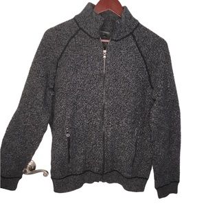Banana Republic Factory Gray Zip Up Sweater